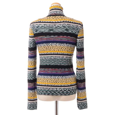 ミッソーニ Missoni ハイネック長袖セーター 羊毛など ブラックミックス