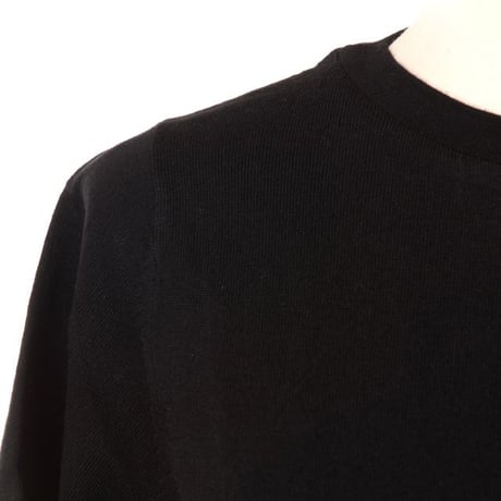 エクストリームカシミヤ extreme cashmere x レギュラーフィット半袖カットソー コットンカシミア ブラック