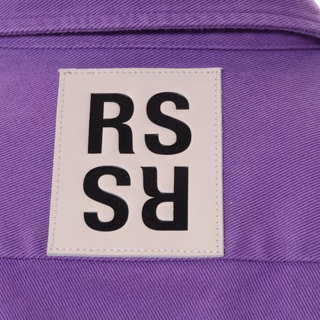 RAF SIMONS ラフシモンズ ビッグフィットデニムシャツ コットン パープル