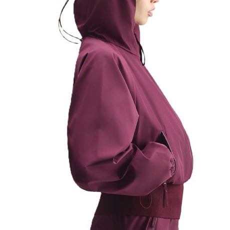 ステラマッカートニー stella mccartney アディダス adidas フード付きトラックジャケット ポリエステル バーガンディ 正規取扱