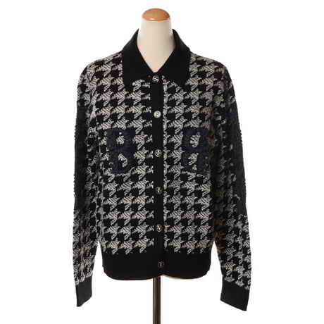 美品✨BARRIE バリー スコットランド製 カシミヤニット カーディガン 総柄 k-apd08y24n15zf29d.jpg