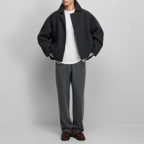 エクストリームカシミヤ extreme cashmere x n448 wakershortジャケット 一枚仕立てウールカシミア チョーク 正規取扱