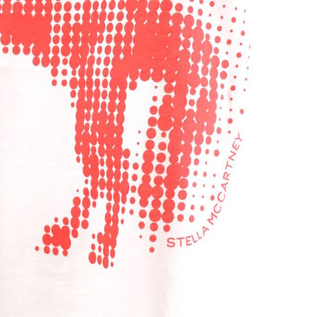 ステラマッカートニー stella mccartney ホースグラフィックTシャツ コットン ホワイト 正規取扱