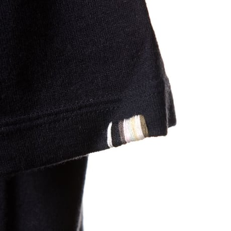 エクストリームカシミヤ extreme cashmere x cleanVネック半袖カットソー コットンカシミヤ ネイビー 正規取扱