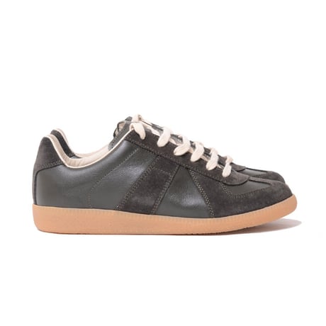 メゾン マルジェラ Maison Margiela レプリカスニーカー 牛革 ダークグリーン