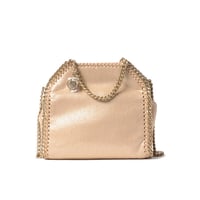 ステラマッカートニー stella mccartney ファラベラタイニートートバッグ シャギーディア ゴールド 正規取扱