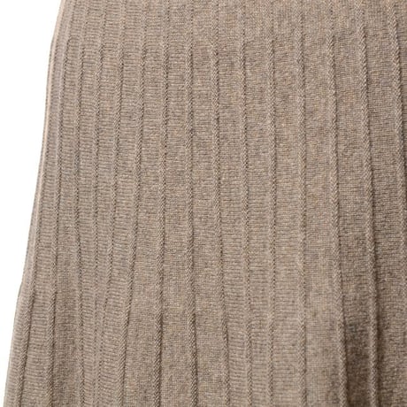 インポートブランド import brand HAWICO Scotland（ホイコ スコットランド）フレアースカート カシミア モカ茶