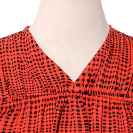 プロエンザスクーラー Proenza Schouler ノースリワンピース ジャージー ヴァーミリオンブラック