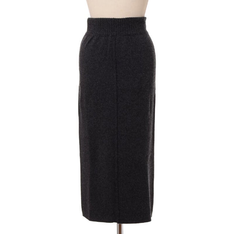 PRINGLE OF SCOTLAND ウール・カシミヤリブニットスカート XS