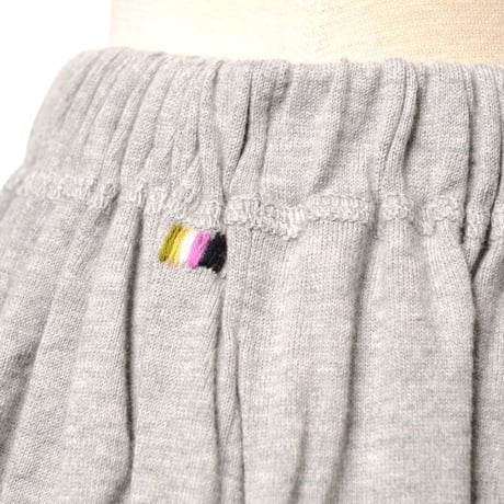 extreme cashmere x エクストリームカシミヤ リラックスロングスカート コットンカシミヤ グレー レディース 正規取扱