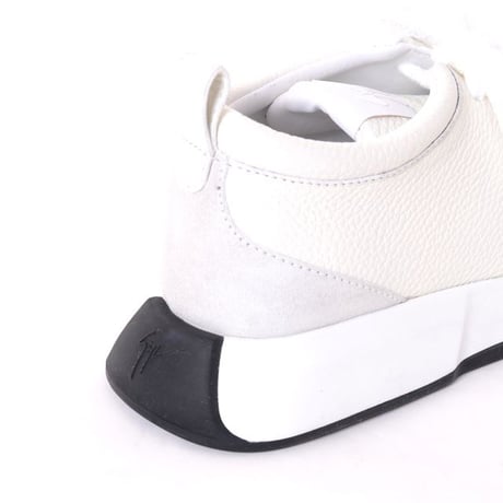 ジュゼッペザノッティ GIUSEPPE ZANOTTI レザースニーカー バックスキンレザー ホワイト