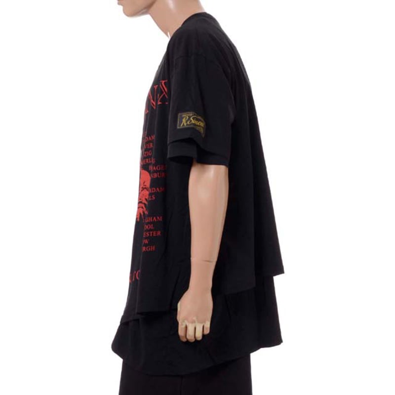 ラフシモンズ RAF SIMONS Big fit doubled T-shirt Solem ラフシモンズ RAF SIMONS Big fit doubled T-shirt Solem