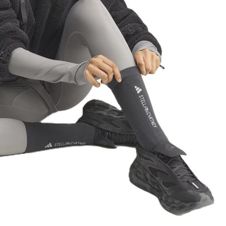 ステラマッカートニー stella mccartney アディダス adidas アディスタースニーカーソールレオパード 合成繊維 ブラック 正規取扱