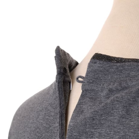 ブルネロクチネリ Brunello Cucinelli 半袖Ｔシャツ コットンジャージー チャコールグレー
