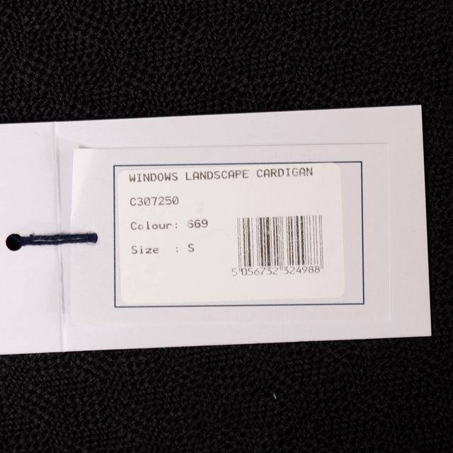 バリー BARRIE 丸襟インターシャカーディガン カシミア ベージュ