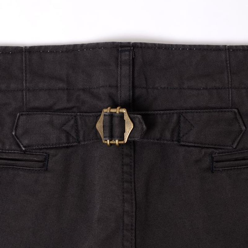 ビズビム visvim チノパンツ コットン ブラック | YOKOAUNTY