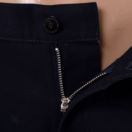 ラフシモンズ RAF SIMONS Skate trousers with elastic in waist ワイドパンツ コットン ダークネイビー