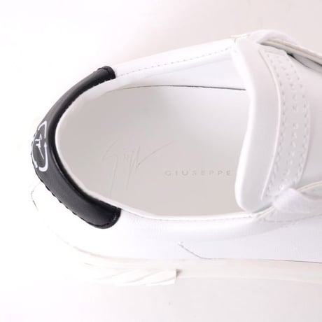 ジュゼッペザノッティ GIUSEPPE ZANOTTI ローカットスニーカー エコファブリック ホワイト