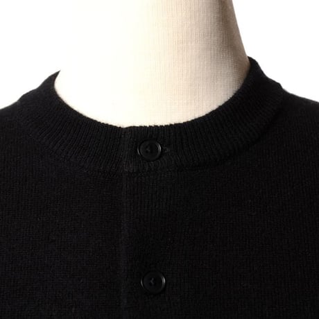 エクストリームカシミヤ extreme cashmere x flyer半袖カーディガン カシミヤ ブラック
