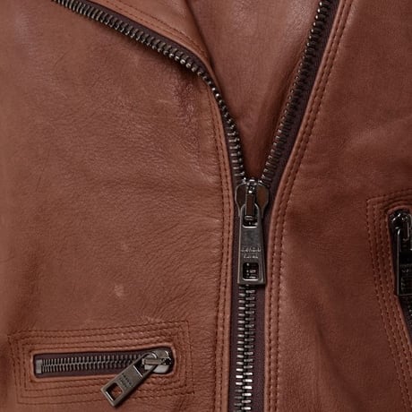 インポートブランド import brand ジョルジオブラット ライダースジャケット シープスキン モカ