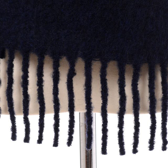 マルニ Marni ストール・マフラー アルパカ ダークネイビー | YOKOAUNTY