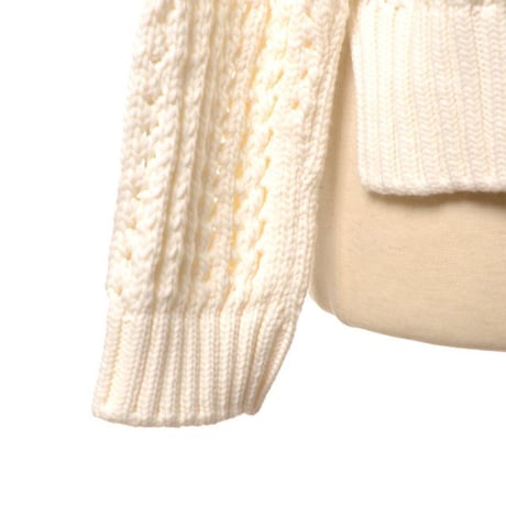 エルマノシェルビーノ ermanno scervino ローゲージ編みニット コットンなど ホワイト