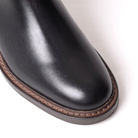 ブルネロクチネリ Brunello Cucinelli モニーレ付きショートブーツ カーフスキン ブラック
