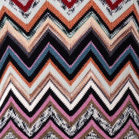 ミッソーニ Missoni Vネックセーター 羊毛ミックス ブラックミックス