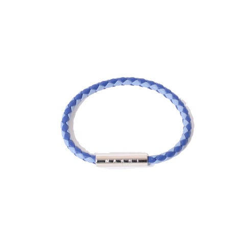 マルニ Marni バングル 牛革 ブルー