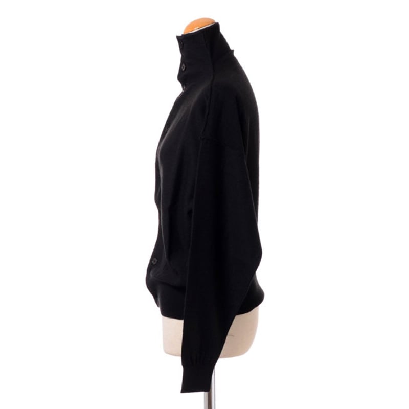 ルメール LEMAIRE リバーシブルカーディガン メリノウール ブラック  