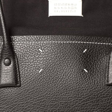 メゾン マルジェラ Maison Margiela 5ACショッピングトートバッグ キャンバスなど ブラック