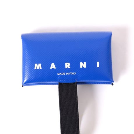 マルニ Marni カードケース PVC ロイヤルブルー