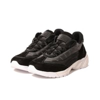 エムエムシックス メゾンマルジェラ MM6 MAISON MARGIELA レザースニーカー カーフスキン ブラック
