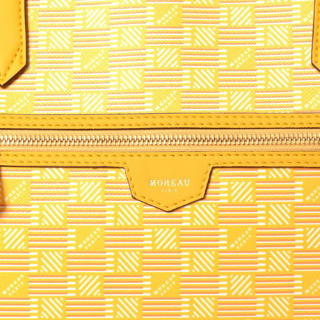 モローパリ Moreau Parisモナコトートバッグミディアム ポリウレタンなど イエロー Moreau Paris MONACO TOTE MDM トートバッグ 正規取扱