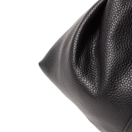 エムエムシックス メゾンマルジェラ MM6 MAISON MARGIELA ドレープミニジャバニーズバッグ 牛革 ブラック