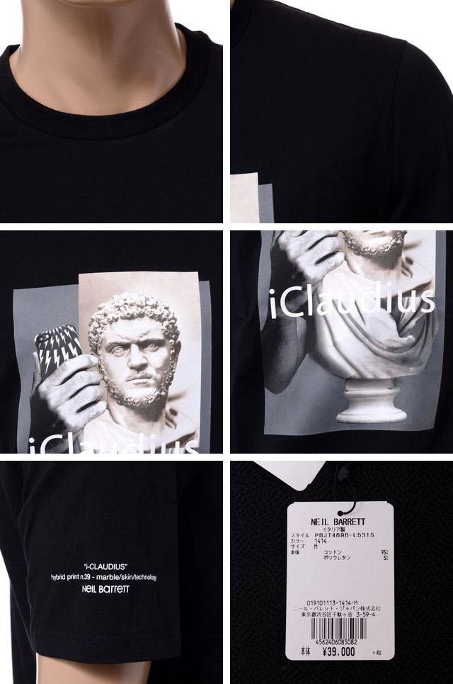 ニールバレット Neil Barrett iClaudius Tシャツ ブラック | YOKO