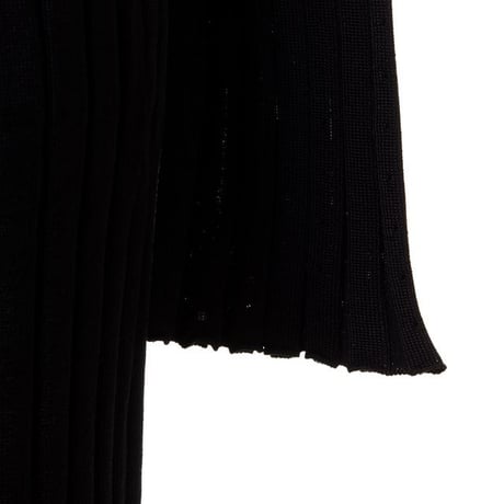 ソニアリキエル SONIA RYKIEL 長袖ワンピース リブジャージーニット ブラック