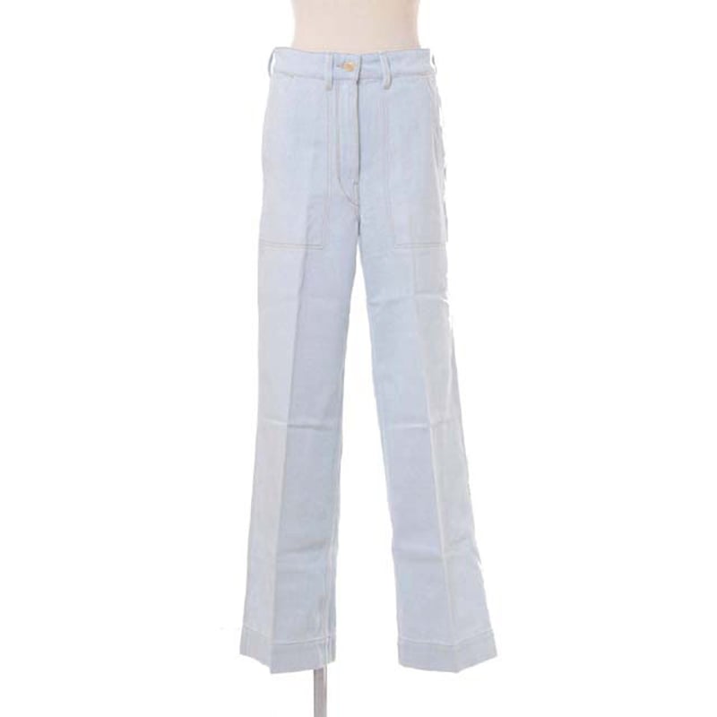 ルメール LEMAIREワイドジーンズ コットン グレー2022SS デニム ルメール LEMAIRE ワイドジーンズ コットン ストーングレー | YOKOAUNTY