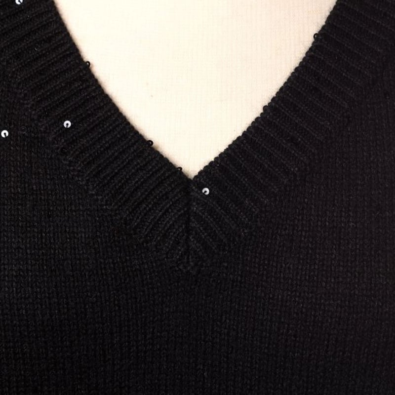 ブルネロクチネリ　 Vネック ニット セーター 長袖 ブルネロクチネリ Brunello Cucinelli Vネック長袖セーター