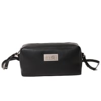 エムエムシックス メゾンマルジェラ MM6 MAISON MARGIELA ニューメリッククロスボディバッグ カーフスキン ブラック 正規取扱