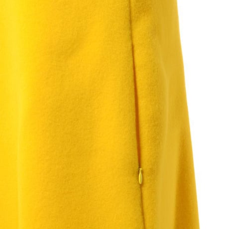 ラフシモンズ RAF SIMONS リボンジップノースリーブドレス フラノ イエロー
