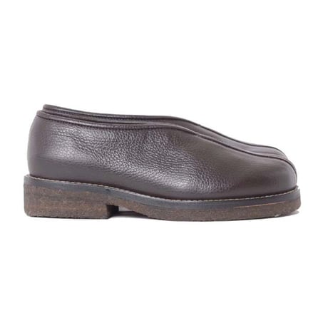ルメール LEMAIRE PIPED SLIPPERS シューズ 牛革 ダークチョコレート