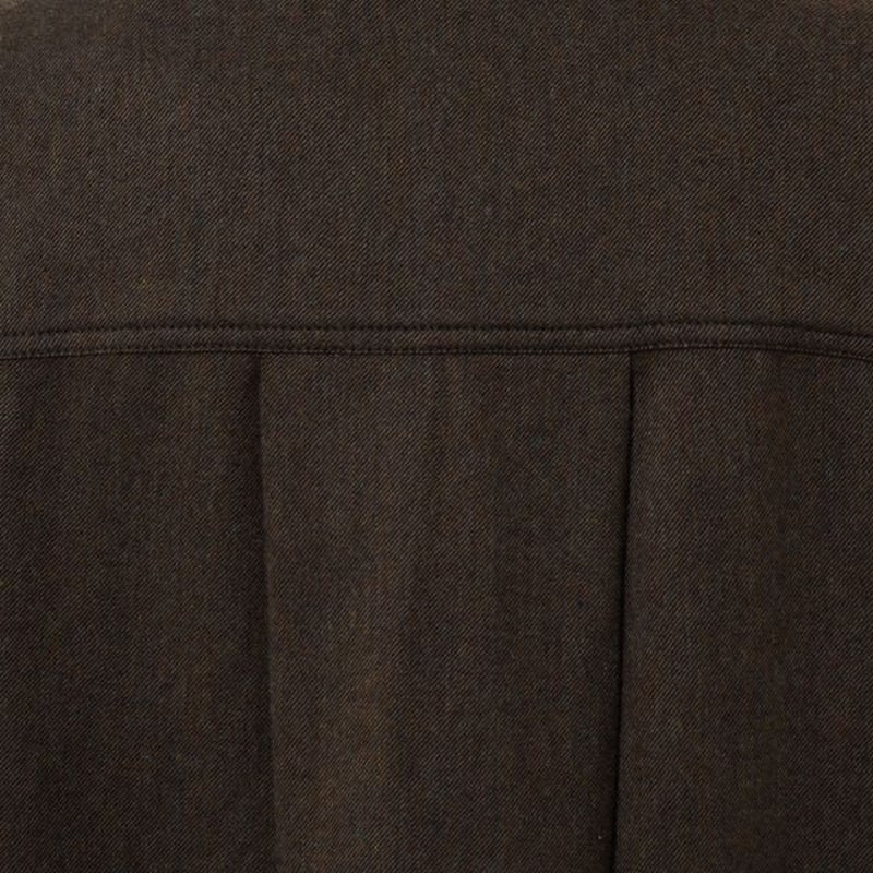 バンフォード bamford ロングシャツワンピース コットンネル ダーク 
