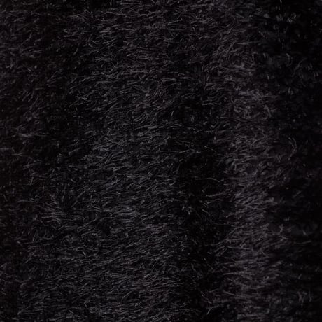 テン ten. 半袖Ａラインブラウス ヤーン ブラック