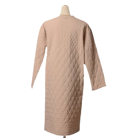 アニオナ AGNONA ロングコート キルティング ベージュ