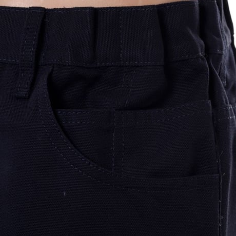 ラフシモンズ RAF SIMONS Skate trousers with elastic in waist ワイドパンツ コットン ダークネイビー