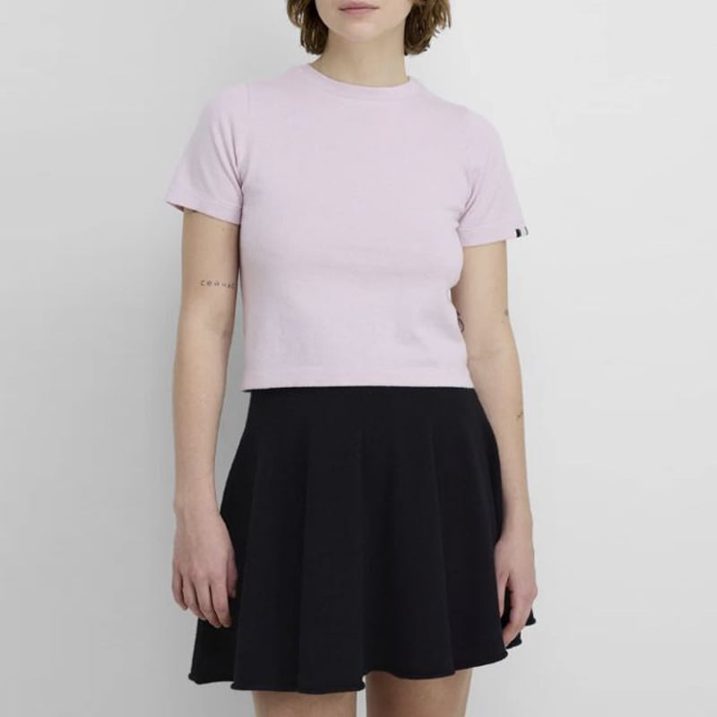 今期<extreme cashmere> コットンカシミヤTシャツ エクストリームカシミヤ extreme cashmera x tina半袖Tシャツ