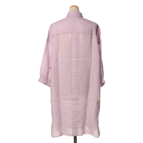 インポートブランド import brand プルマナック PLOUMANAC'H ロングブラウス リネン ライトピンク