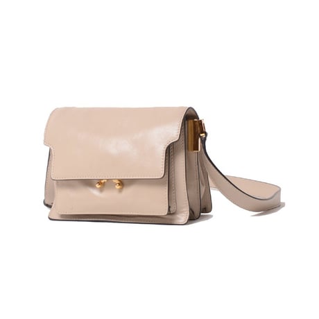 マルニ Marni TRUNKSOFT トランクソフトミニバッグ レザー ベージュ