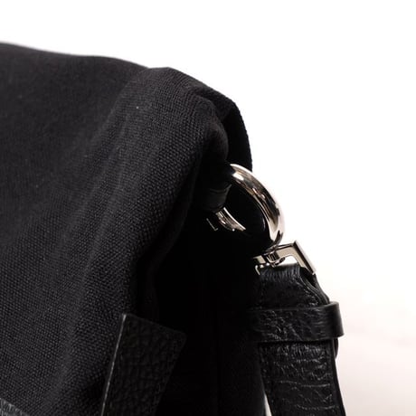 メゾン マルジェラ Maison Margiela 5ACホーボーミディアム コットンポリエステル ブラック 正規取扱